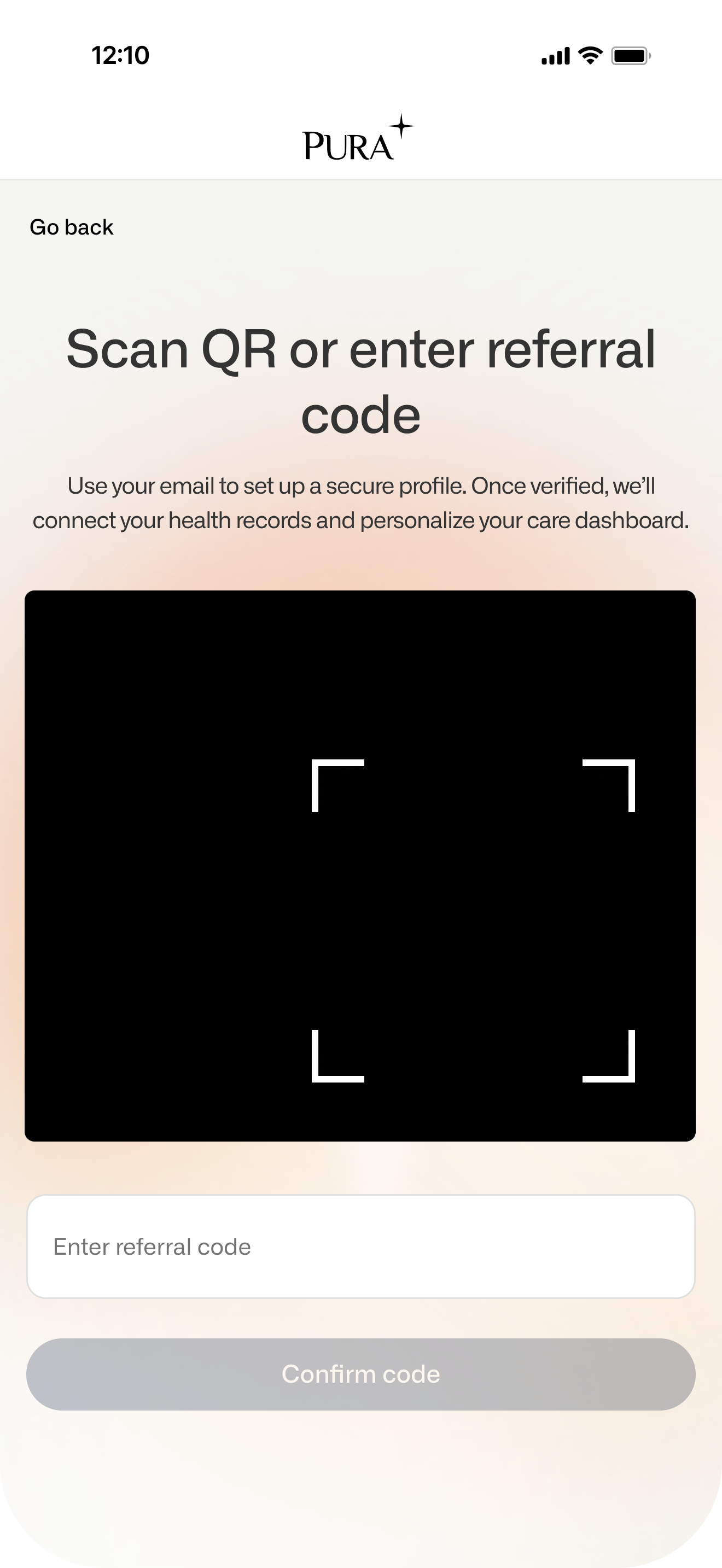 Scan QR or Enter Referral Code
